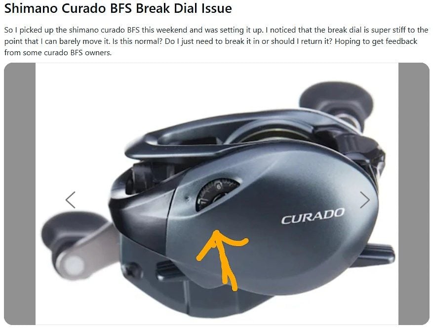 Curado brake dial fix - Rod Building & Reel Customization - Tackle  Underground