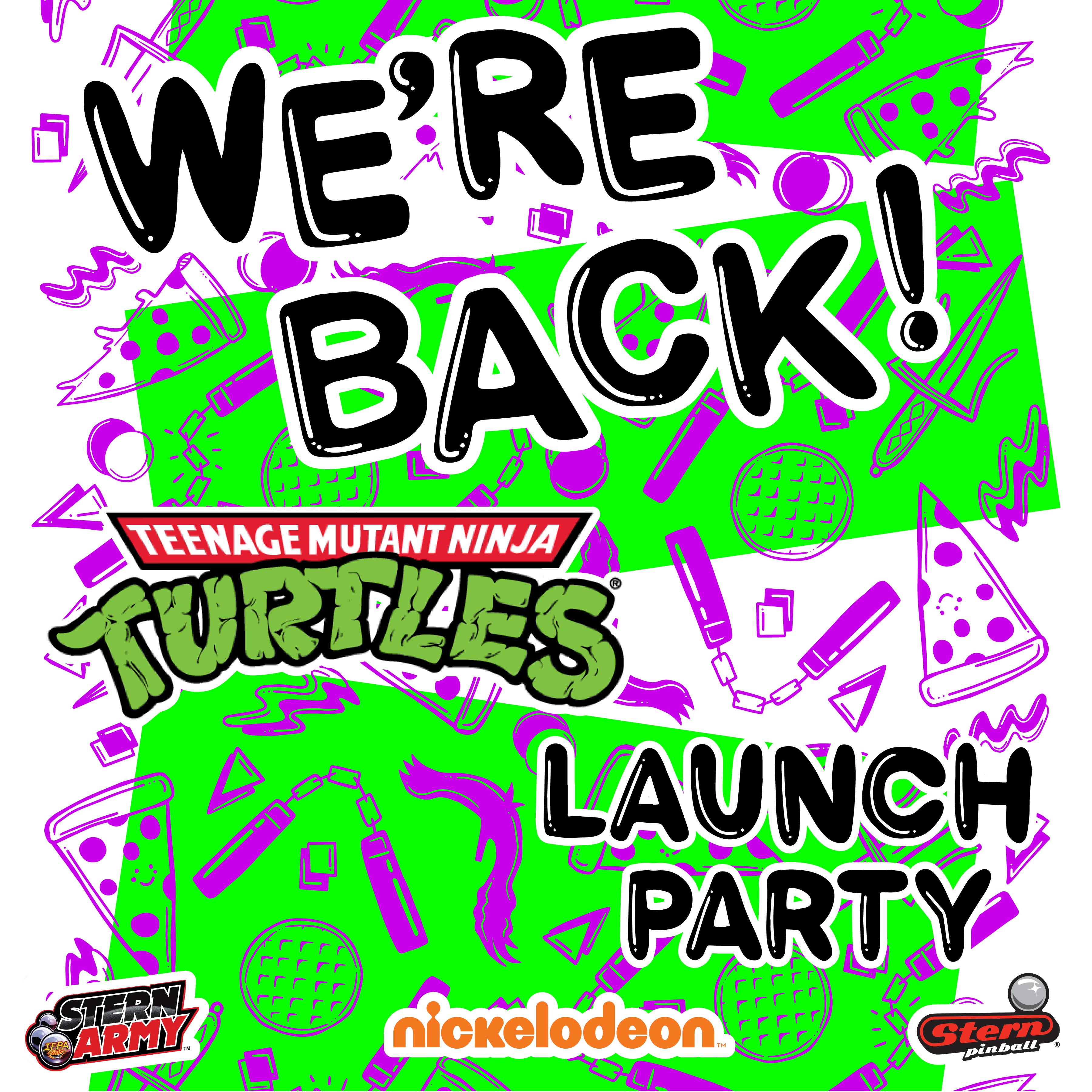 Australian Pinball Museum - Stern Army Teenage Mutant Ninja Turtles Launch Party (Cancelled due to COVID)