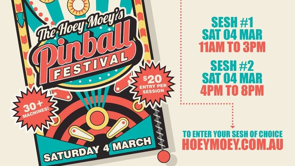 Hoey Moey Pinball Festive - Coffs Harbour NSW