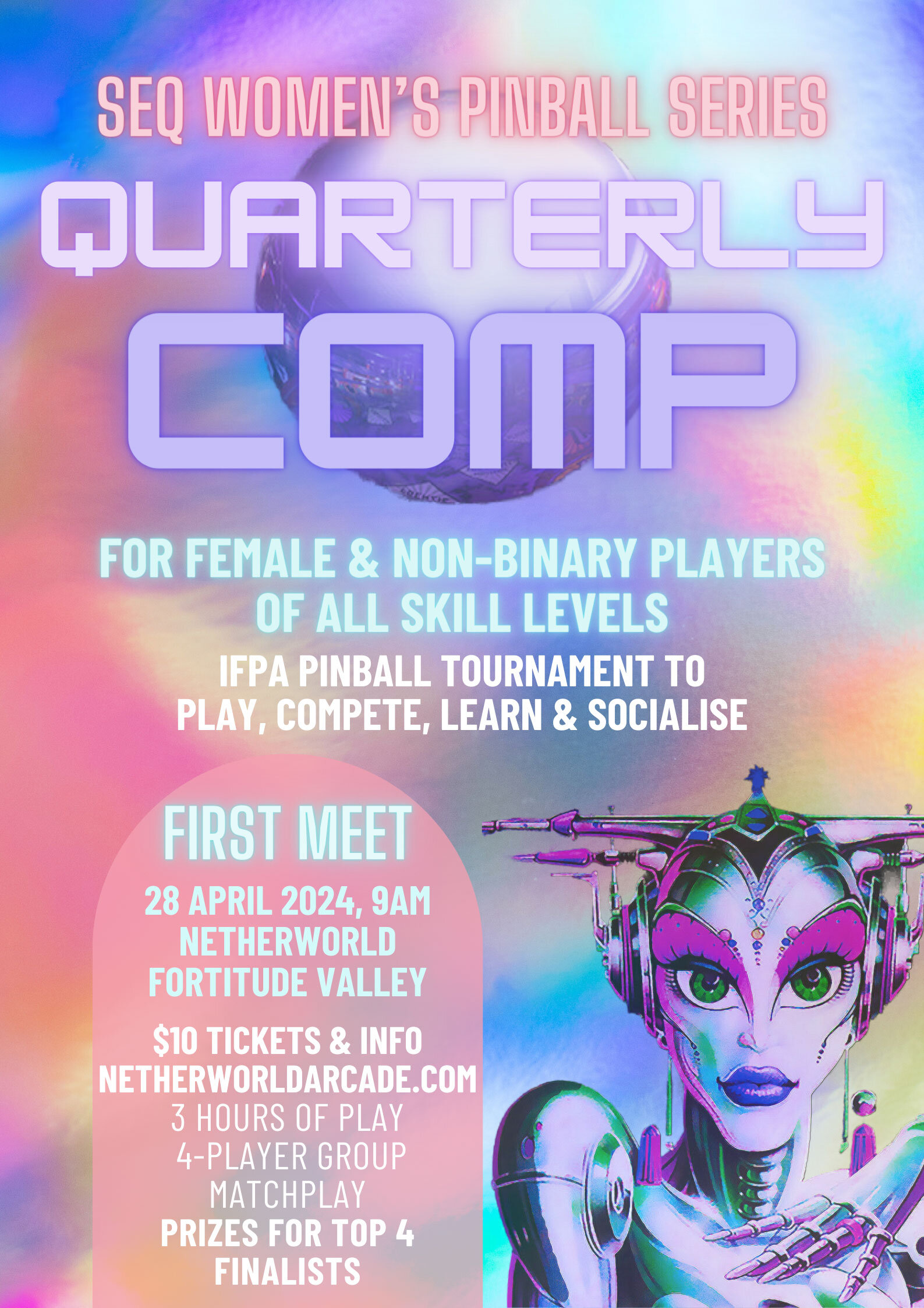 SEQ WOMEN'S PINBALL QUARTERLY TOURNAMENT