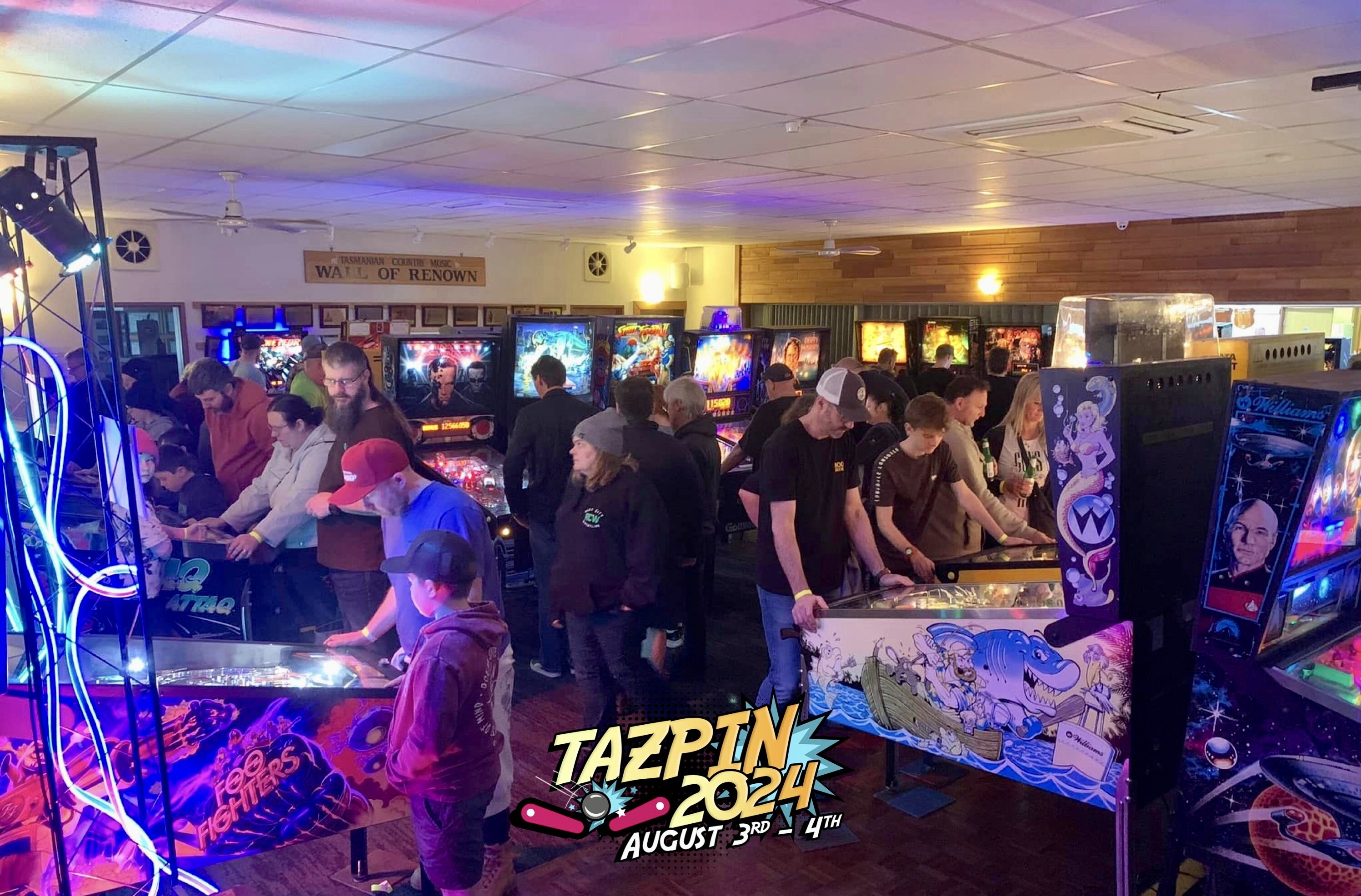 TAZPIN - The Tasmanian Pinball Festival 2024