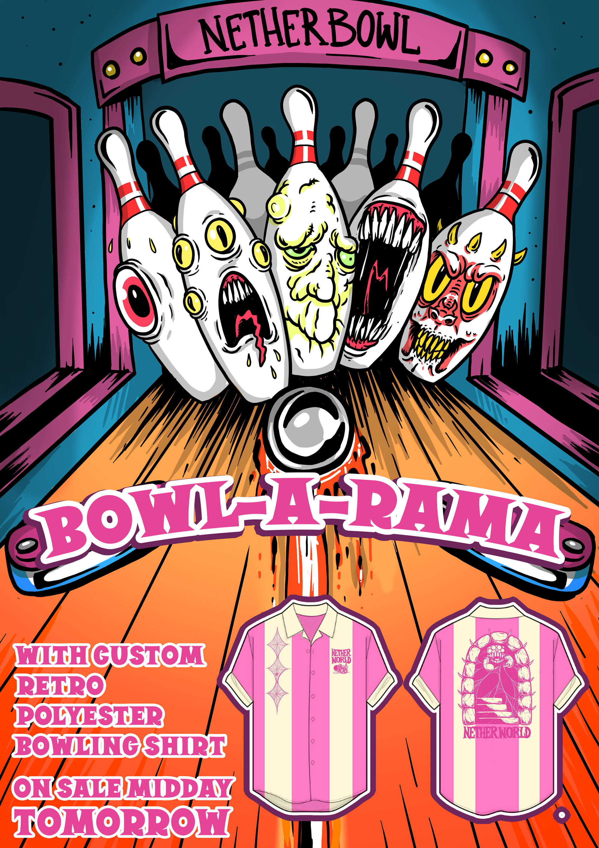 Netherworld Bowl-A-Rama - Saturday 15th of September - TIX ON SALE TOMORROW MIDDAY