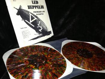 Led Zeppelin Performed Live in Seattle V 1/2 73' multi-colored