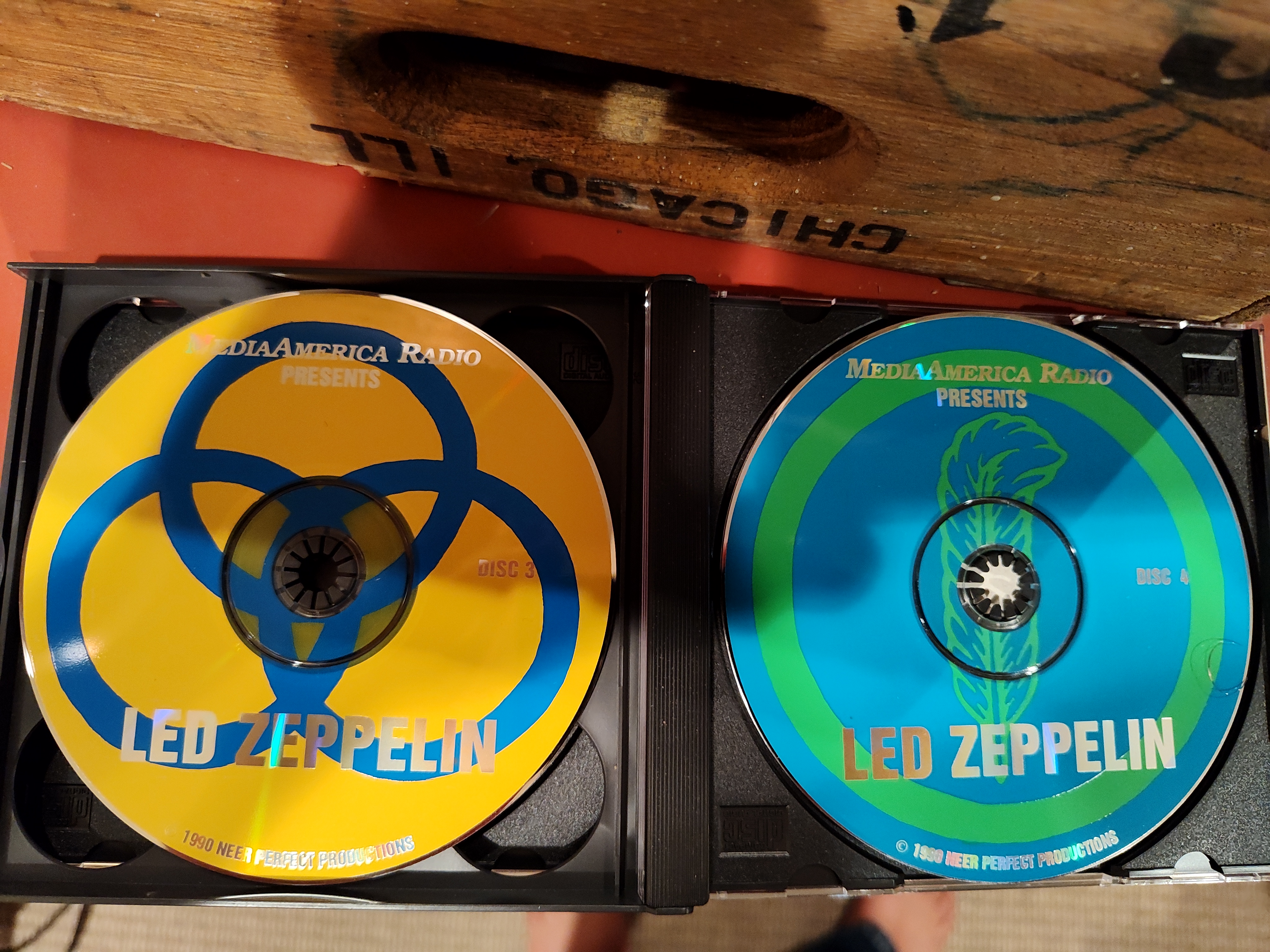 Media America Presents Led Zeppelin' Autumn 1990 4 CD - Led
