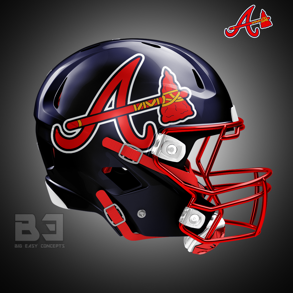 atlanta braves football helmet MLB Football Helmets Concepts - Concepts - Chris Creamer's Sports Logos  Community - CCSLC