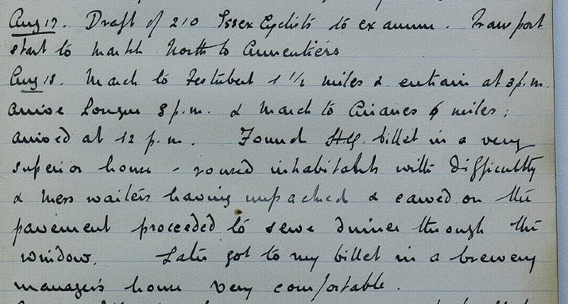 Doctor's handwriting - Interpreting documents - The Great War (1914 ...