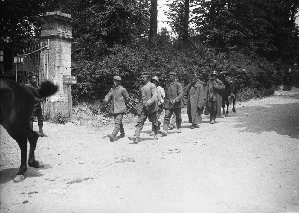 MIKAN 3403158: Prisoners captured by 2nd Canadian Division during