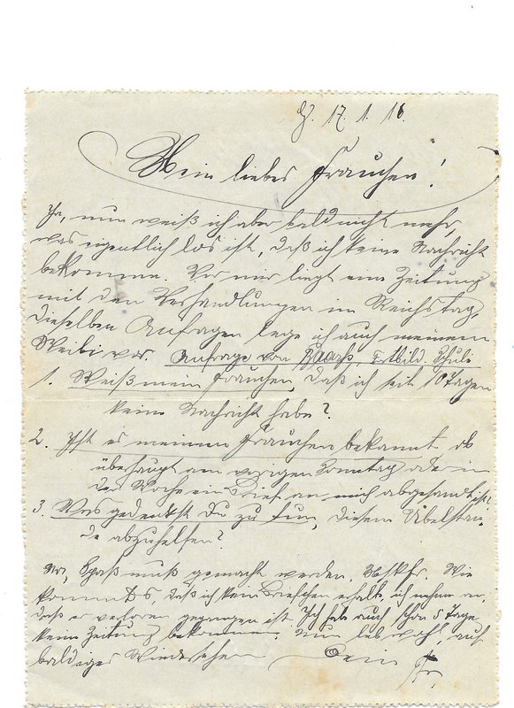 Can anyone decipher this German script? - Interpreting documents - The ...