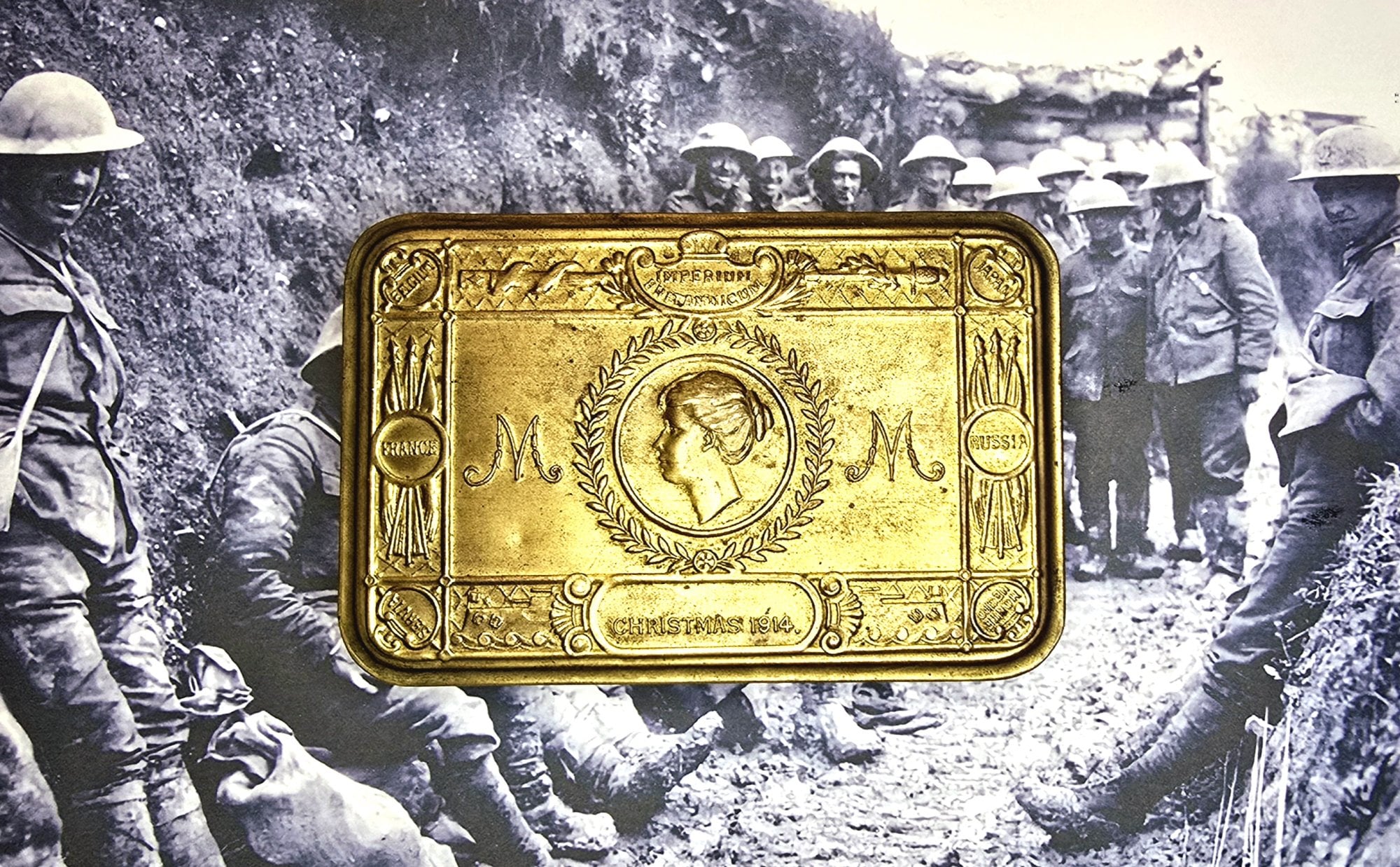 🪖 Princess Mary 1914 Christmas Gift Tin – Exceptionally Preserved