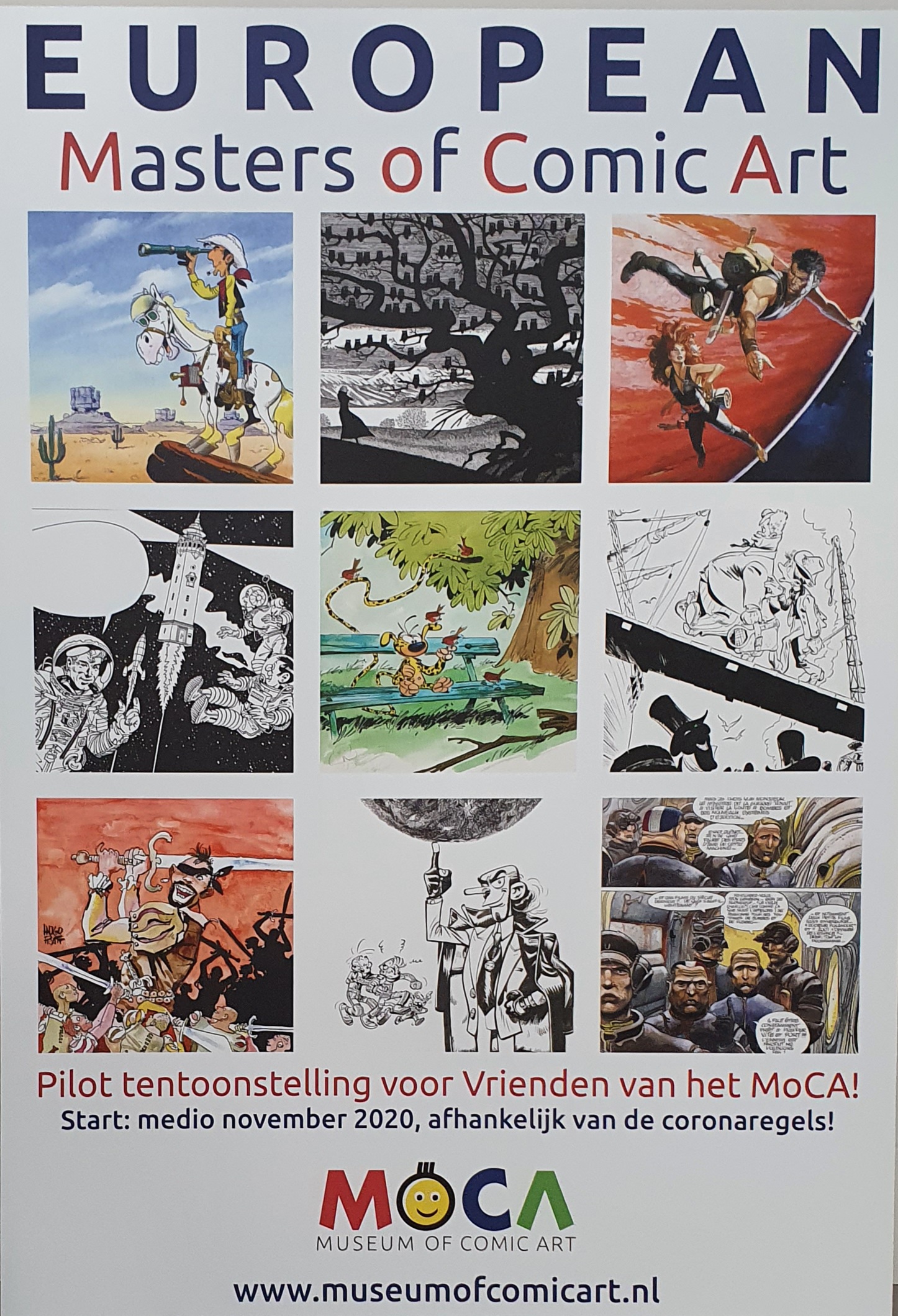 European masters of comic art