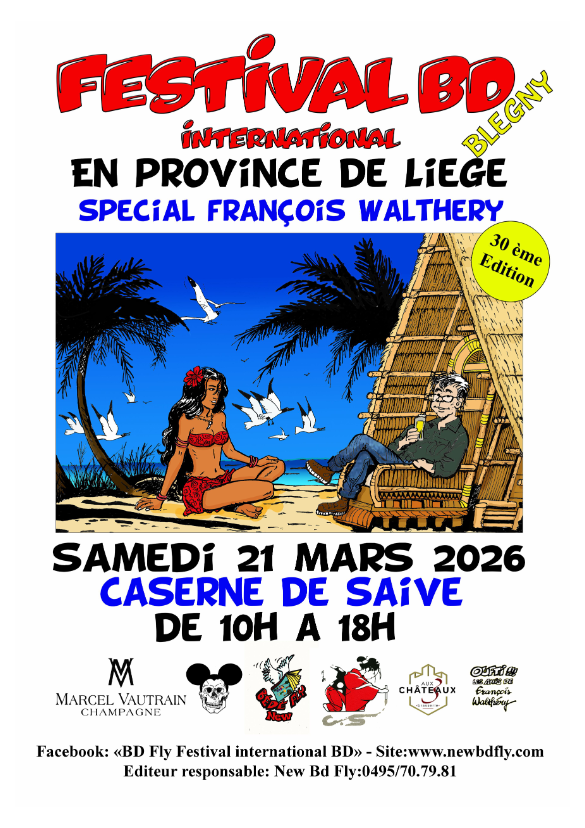 30ste Internationaal Stripfestival in de provincie Luik van de vzw New BD Fly
