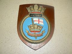 RAYAL NAVY PLAQUE HMS VICTORY