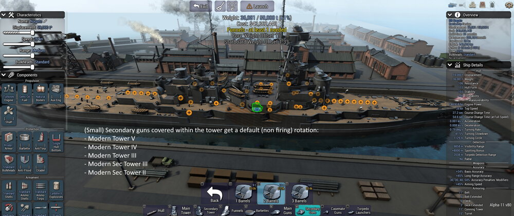 Alpha-11 v80 Default rotation secondary guns in towers error.jpg