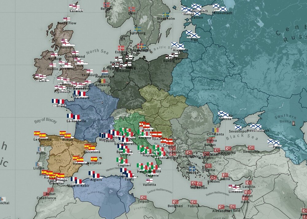 Ultimate Admiral Dreadnoughts - Europe Map 1890.jpg