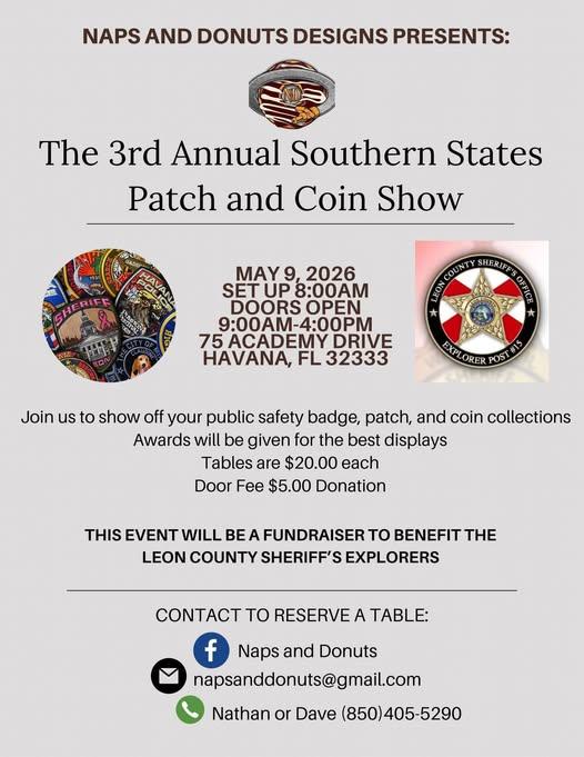 Havana Florida - 3rd Annual Southern States Police Patch and Coin Show