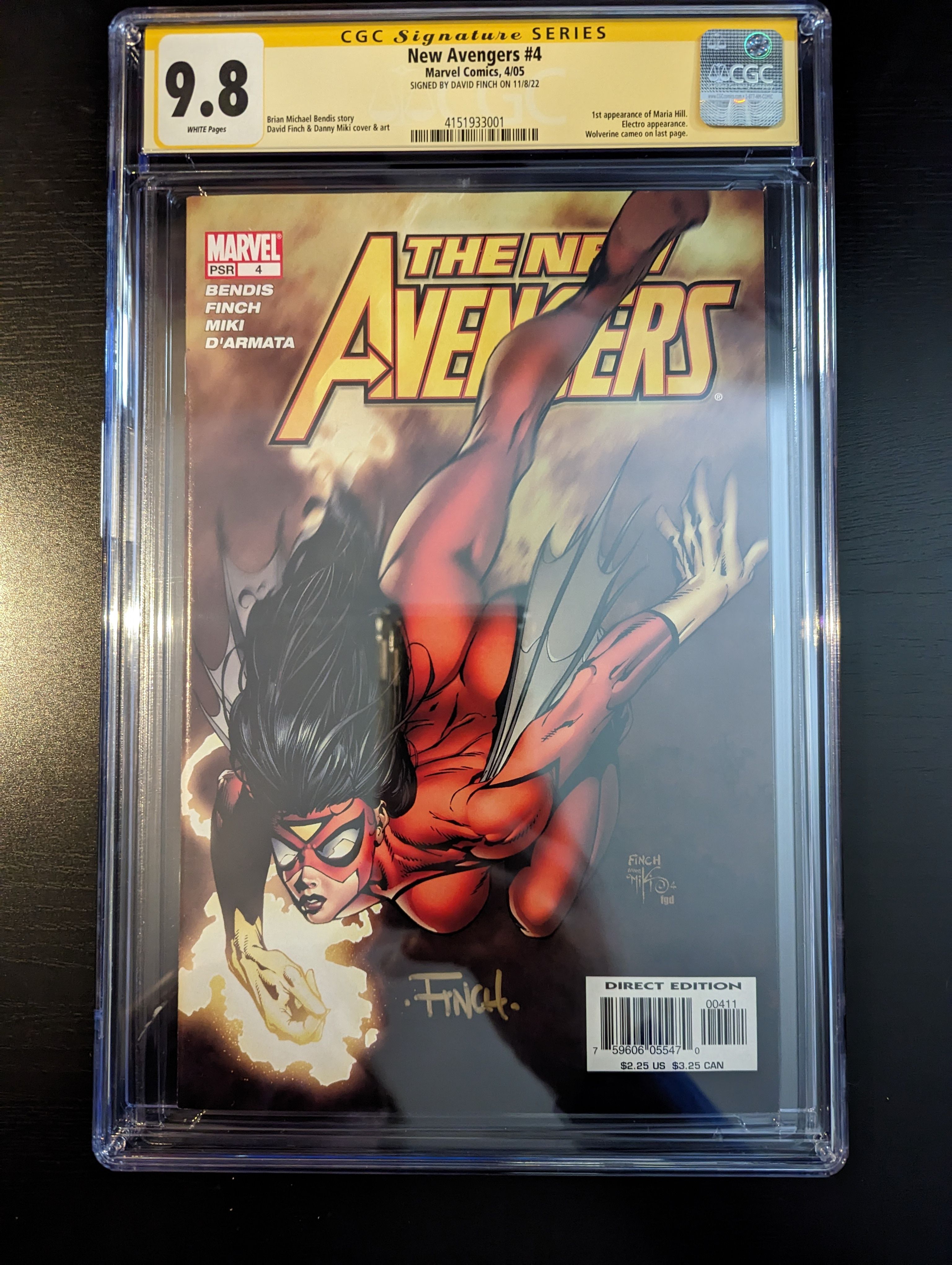 New Avengers (2005) # 6 (CGC Signature 9.6) Signed Bendis & Finch