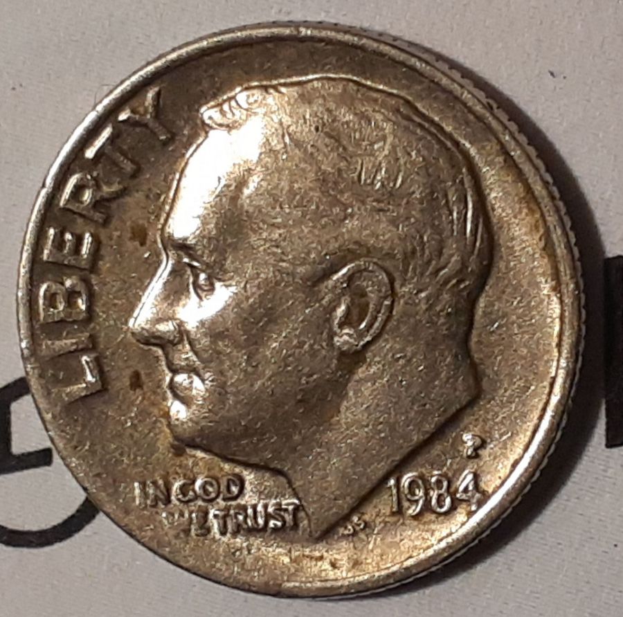 Fashion 1984 p dime double die