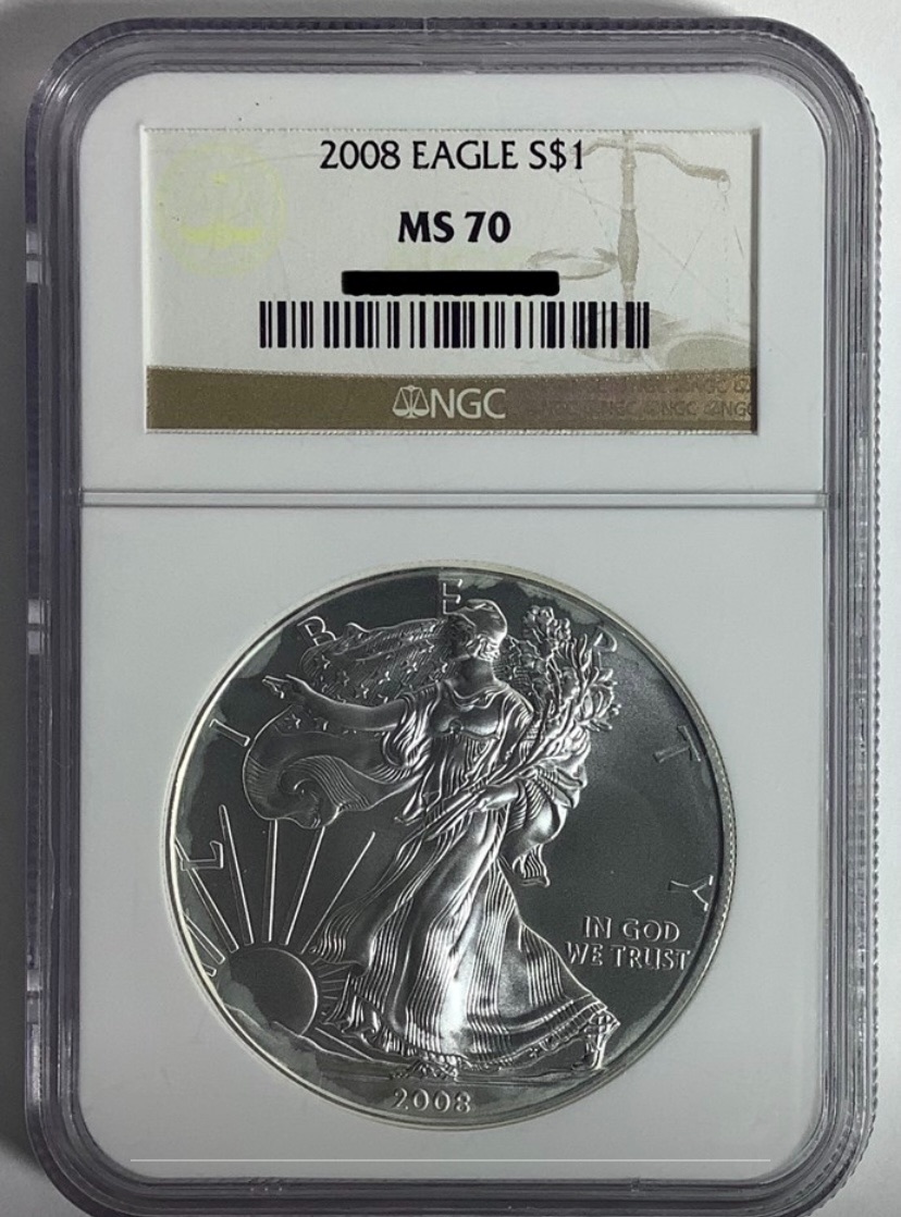 コレクション MILK NGC PCGS Silver Eagle milk spotting - US, World, and Ancient Coins - NGC