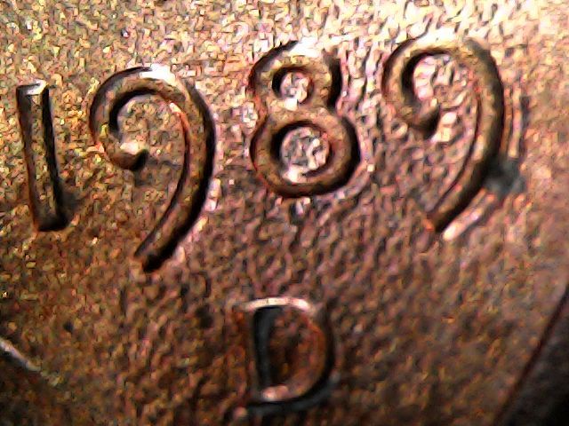 Two 1989 d fashion double die Pennie’s