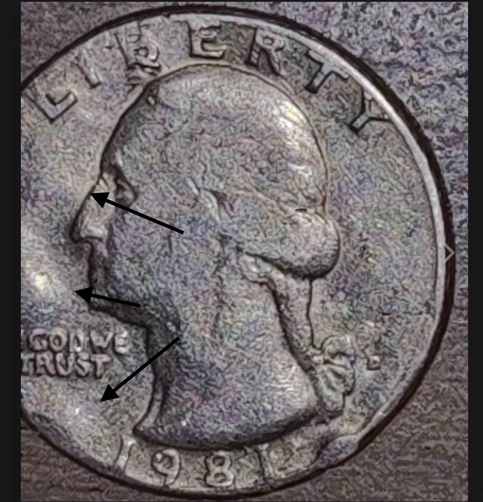1981 D Quarter,there's a mix of mint damage - Newbie Coin