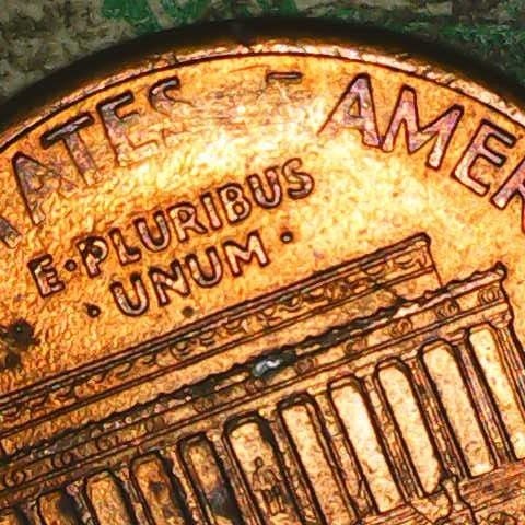 1993 Lincoln Memorial Cent with Weak/Missing 