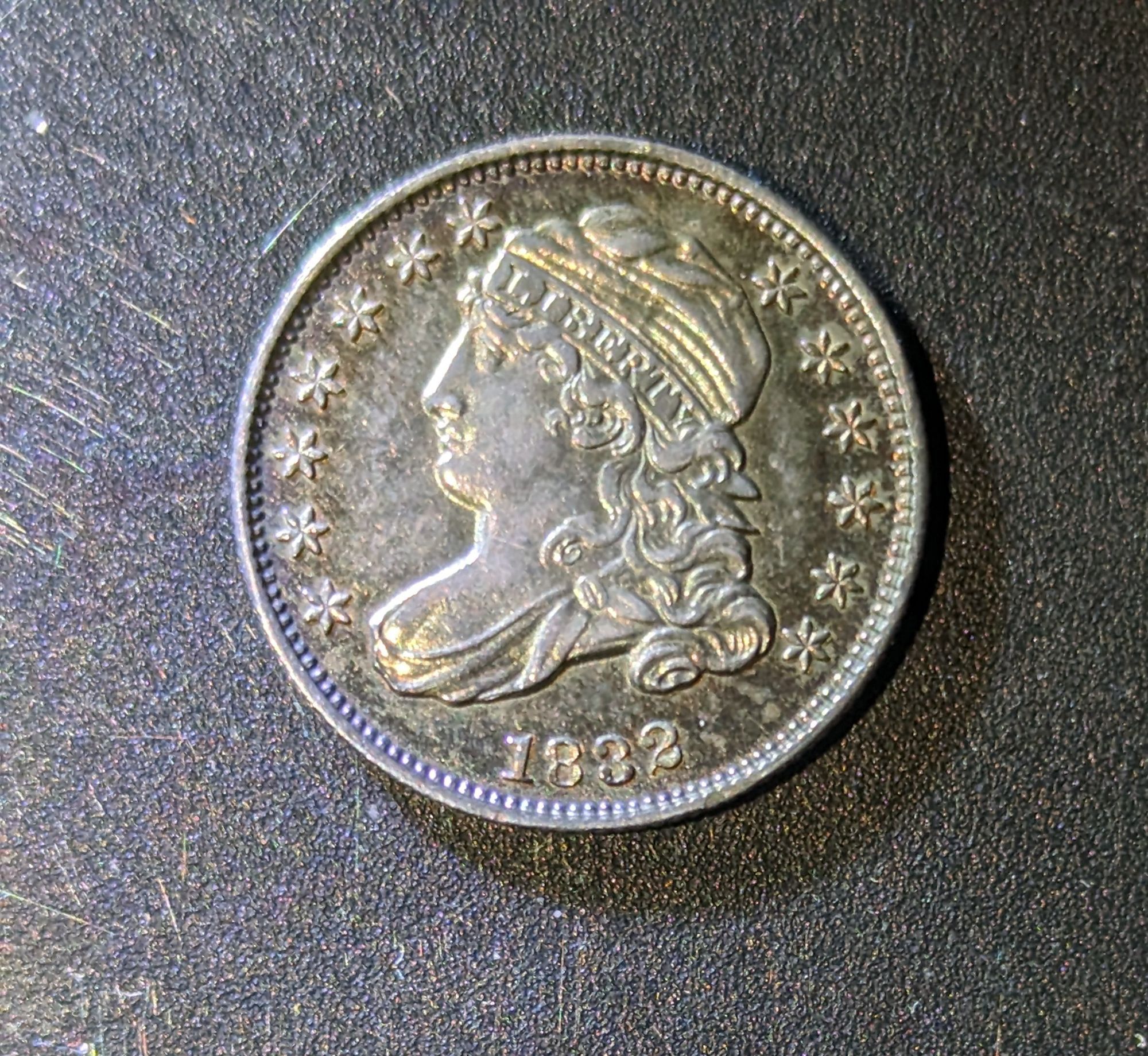 1832 - U.S. Capped Bust newest Dime - Silver