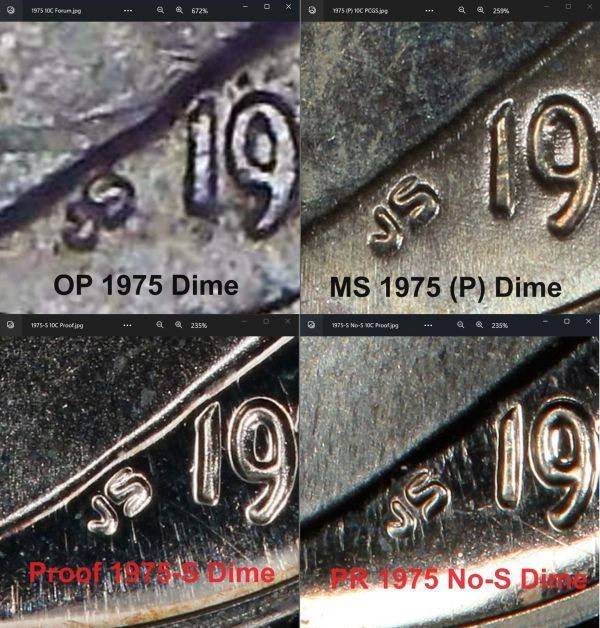 1975-s fashion dime value