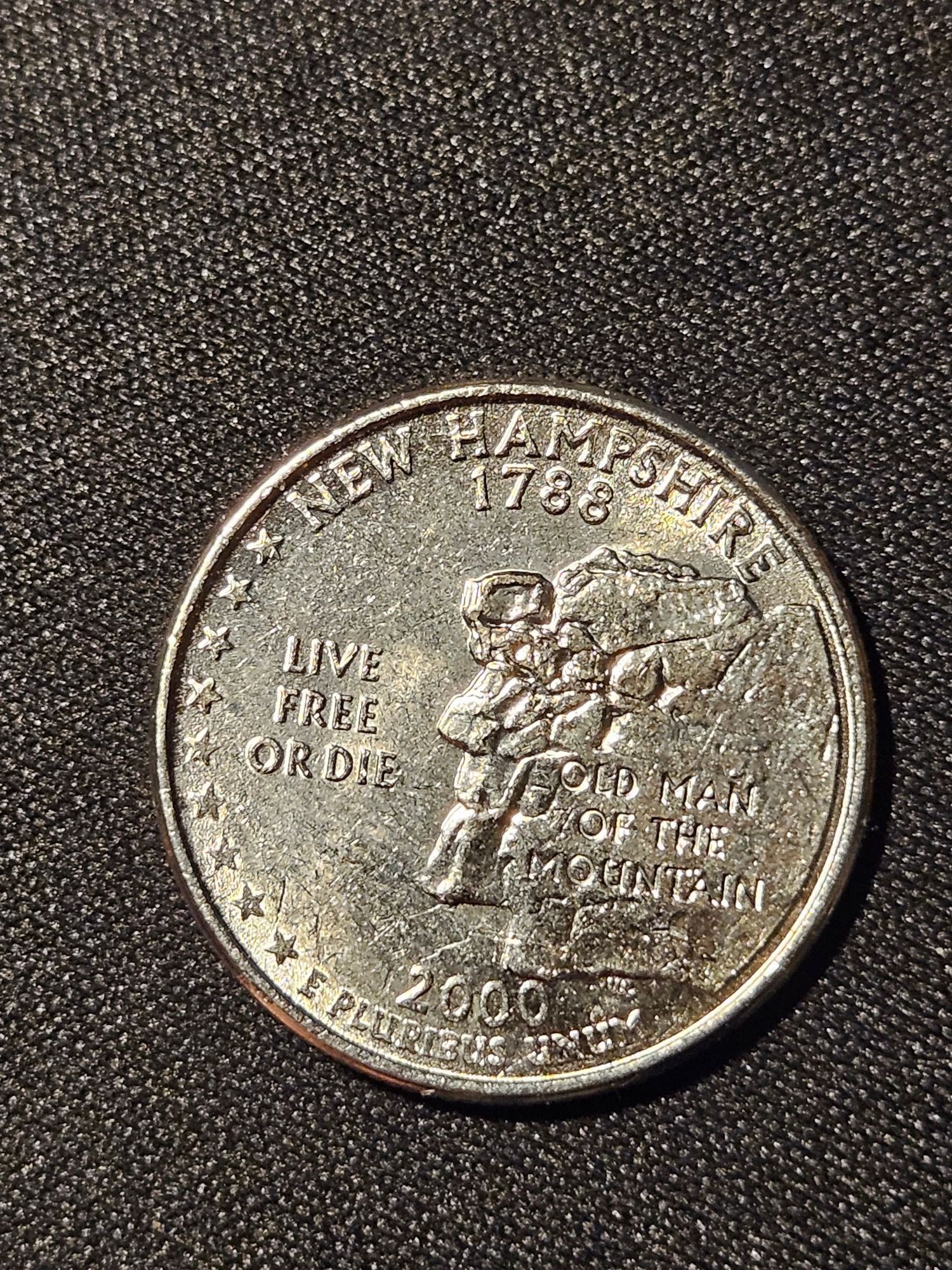 Weird plating on a bicentennial Kennedy half dollar - Newbie Coin