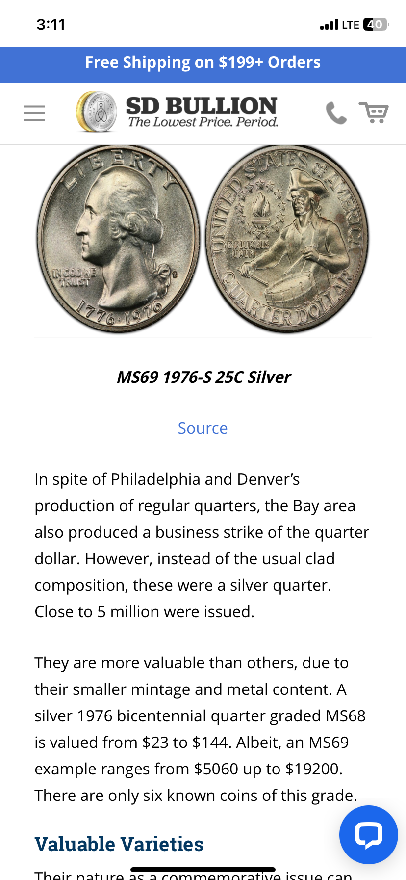1976-s bicentennial circulated silver coin - Newbie Coin