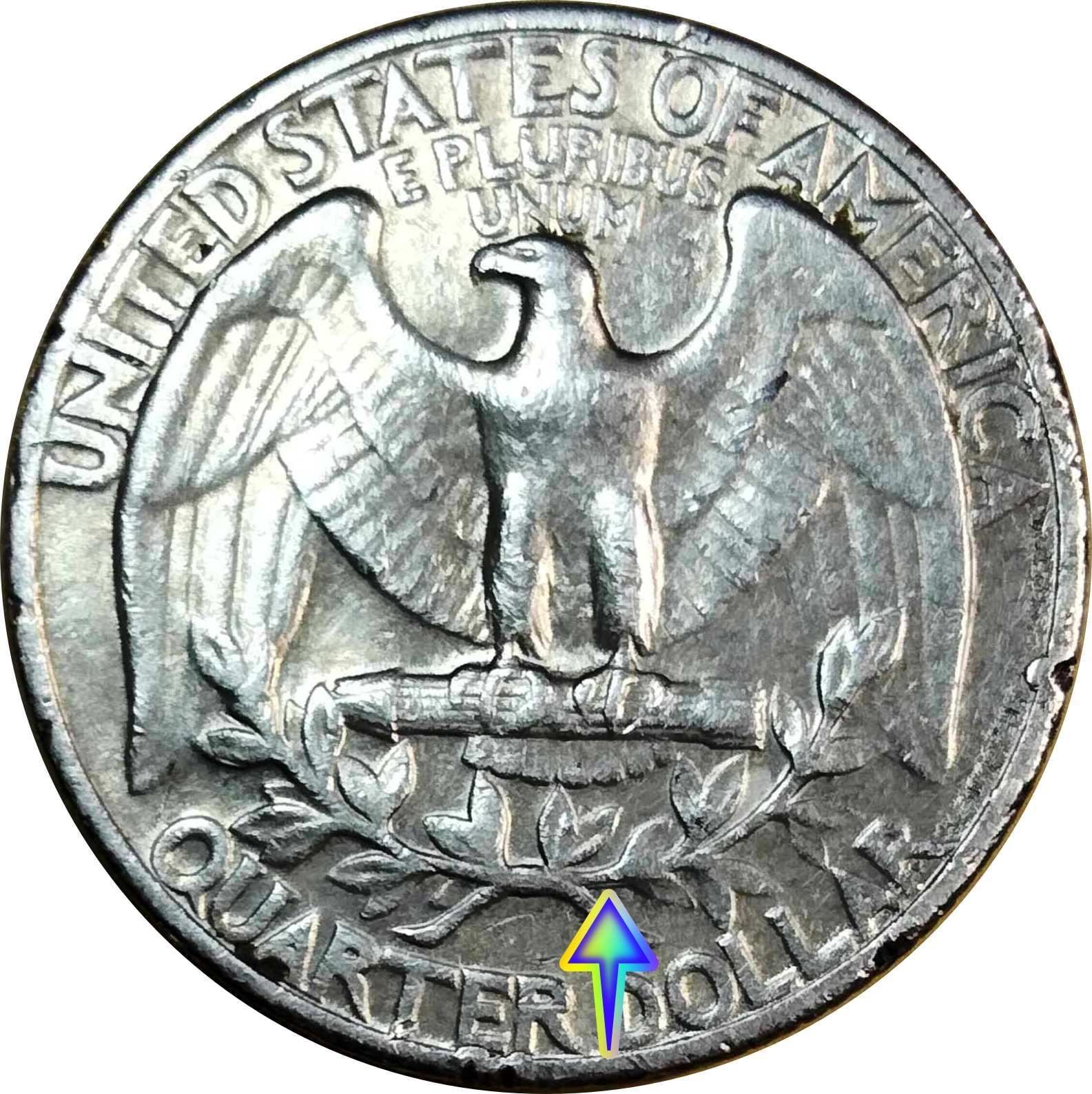 1971 Quarter Double Stamped Olive Branch - Newbie Coin Collecting
