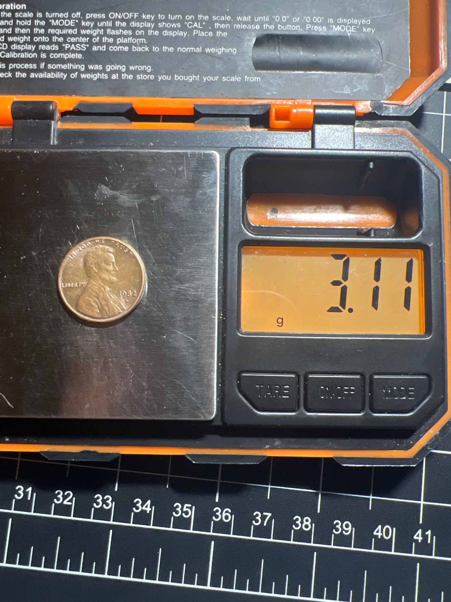 1982-D 3.11g penny vs 2.51g… small or large?? - Newbie Coin