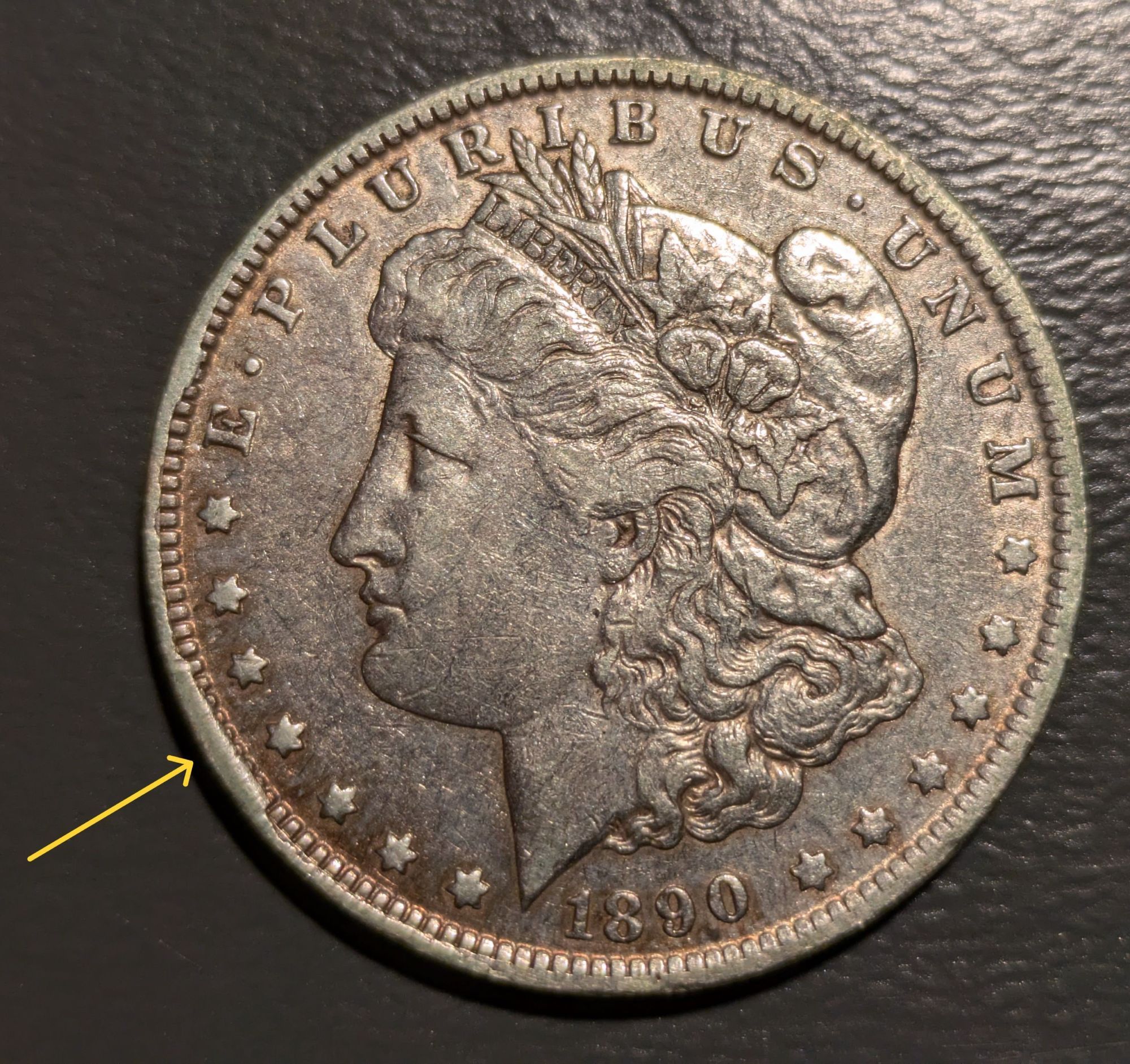 1890-O with Rim Cud - Is tone desireable? - Newbie Coin Collecting ...