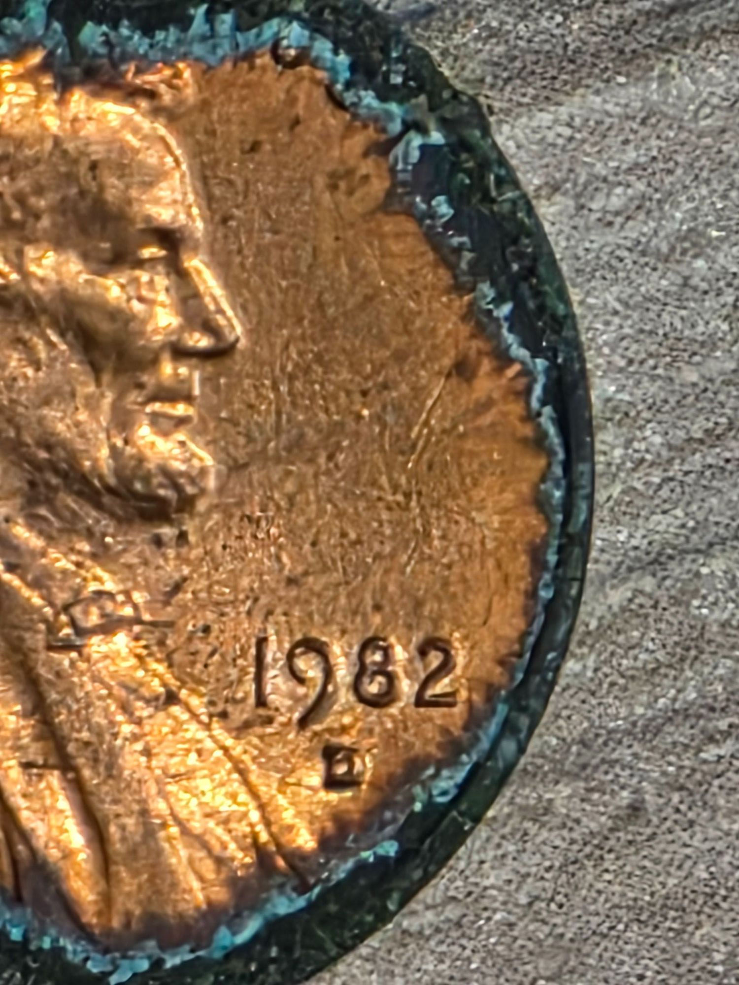 1982 D penny small date real - Newbie Coin Collecting Questions