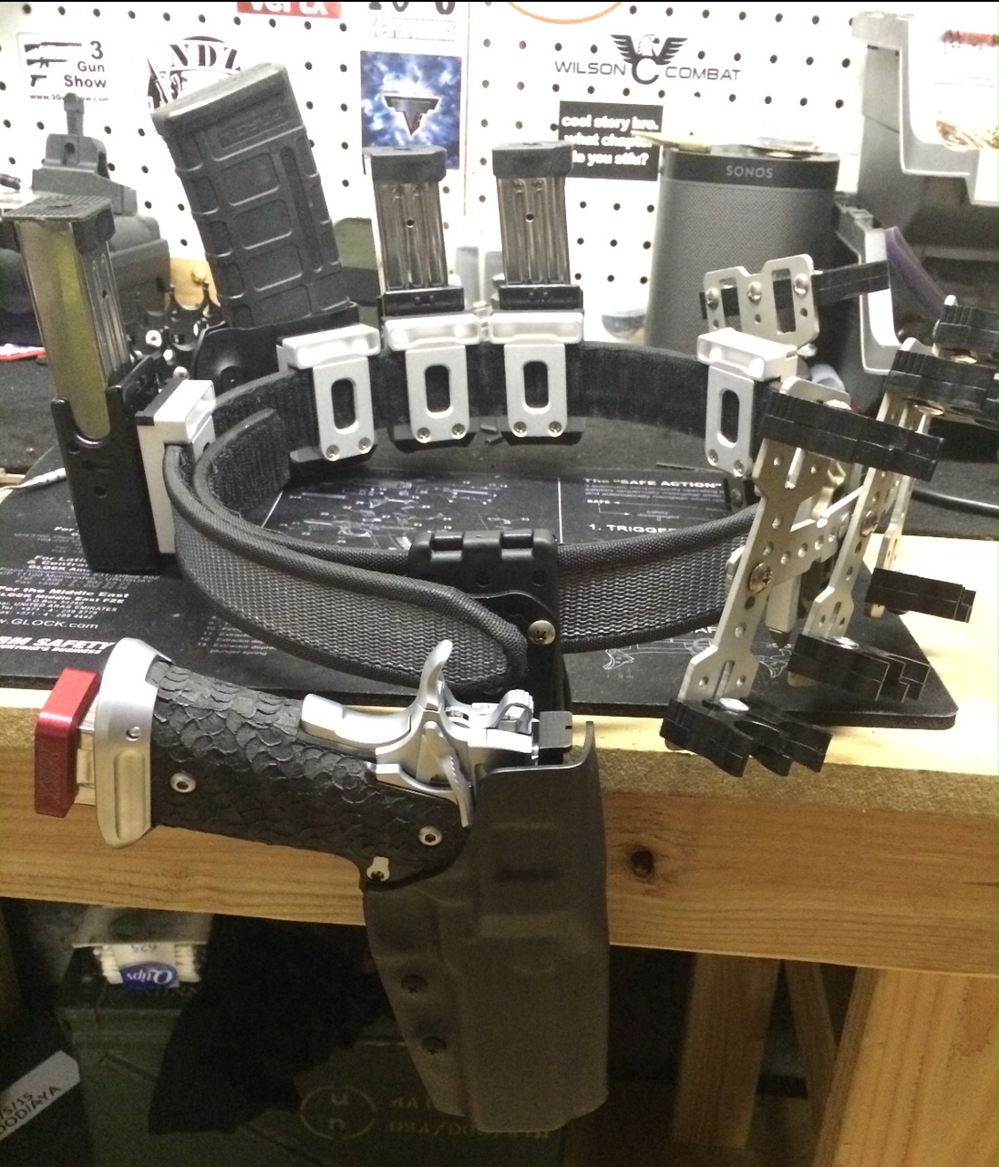 One or Two Belt Setup for 3gun and USPSA Multi gun Gear Accessories Brian Enos s Forums. Maku mozo