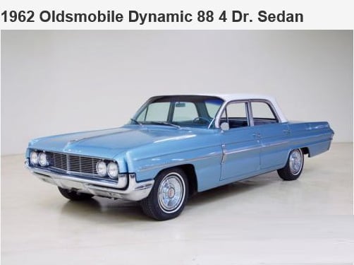1962 Olds Dynamic 88 four door survivor - Oldsmobile - Technical