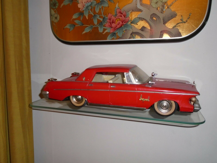 Asahi Tin Car 1962 Imperial Chrysler RED LeBaron Very Rare Vintage
