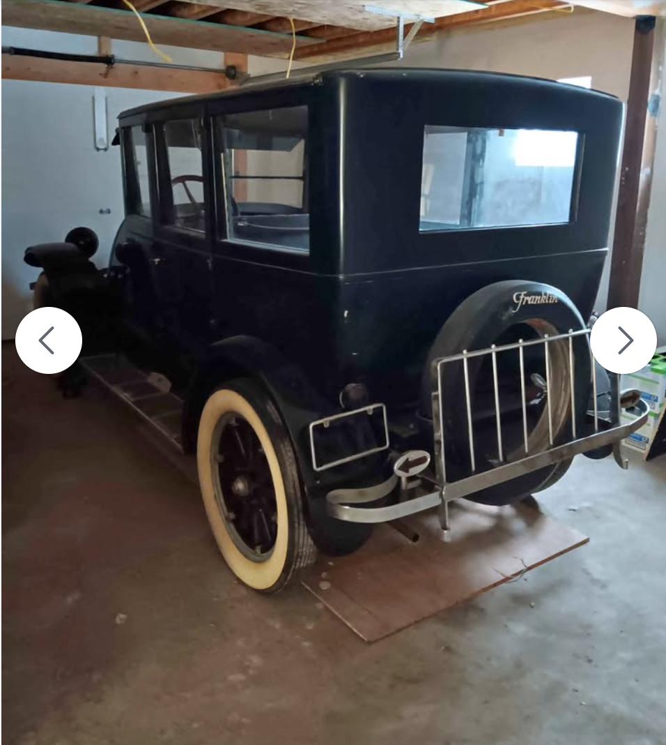 1923 FRANKLIN model 10 sedan Facebook Marketplace 10,600