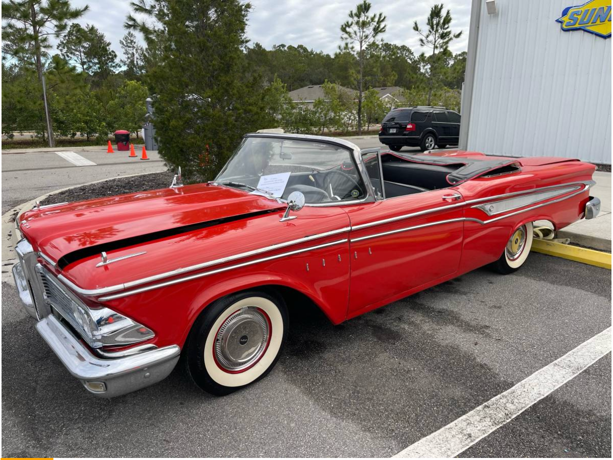 1959 EDSEL convertible Craigslist 29,900 Saint Augustine