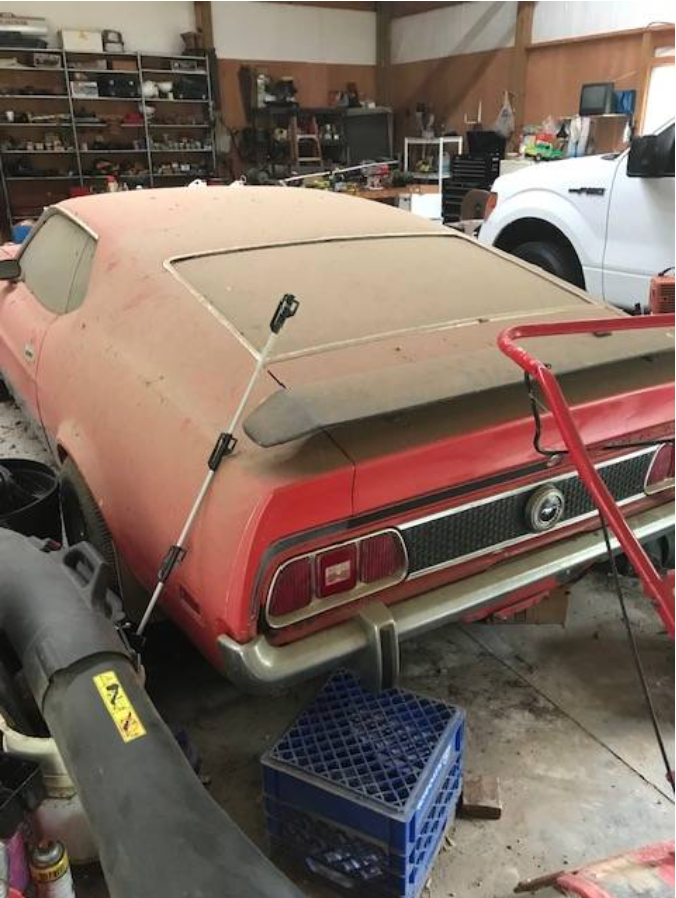 1973 FORD Mustang Mach 1 project Craigslist BO over 10,000