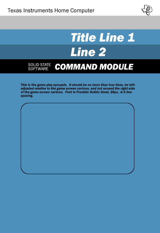 TI Old-style Manual Template - TI-99/4A Computers - AtariAge Forums