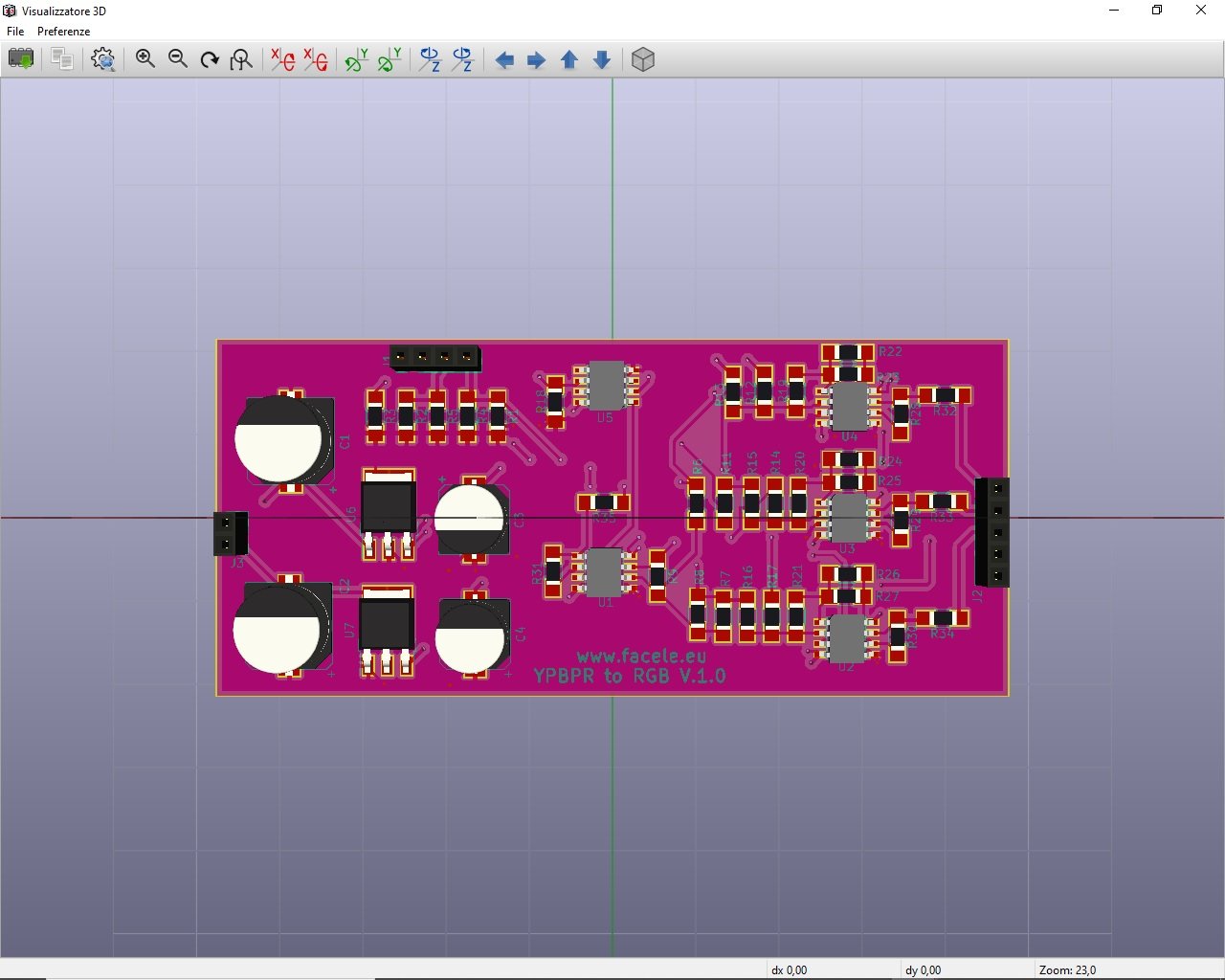 Interface PHA2037-mini project - PAL RGB SCART for EU 6-pin TI-99/4A ...