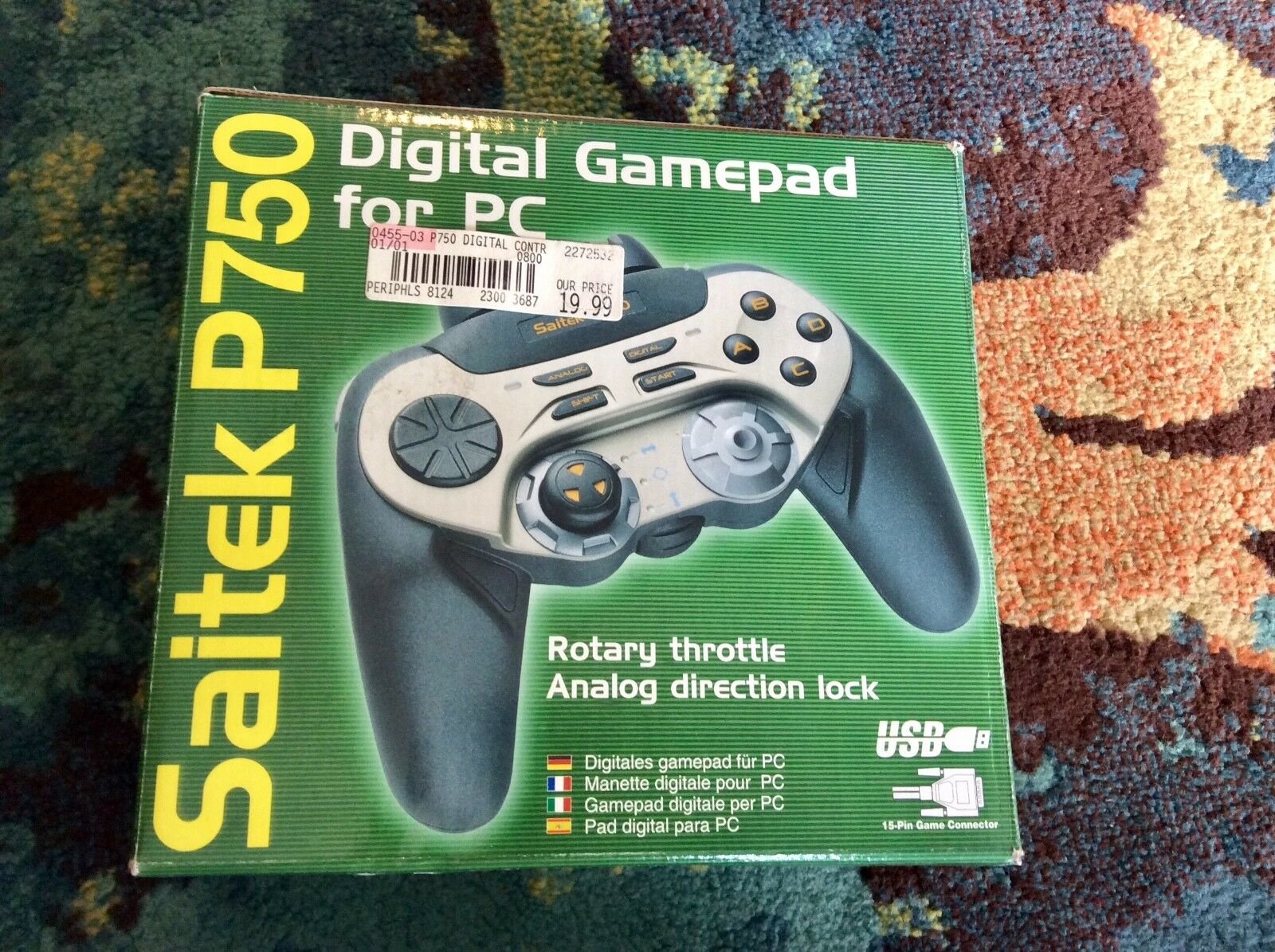 mando joystick pad saitek megapad x mx-641m par - Compra venta en