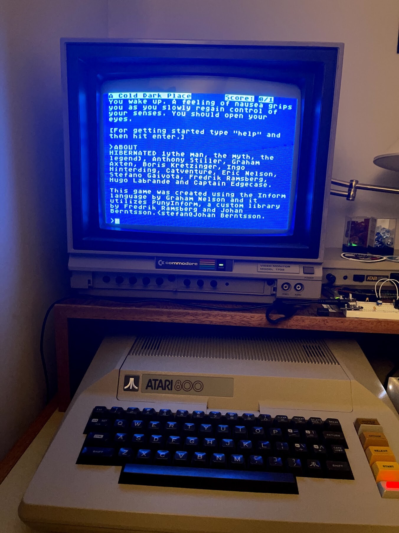 For Fans of Old Infocom Games - Something New - Atari 8-Bit