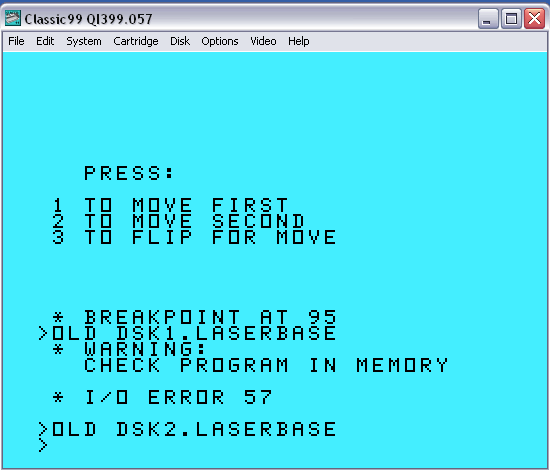 Old TI BASIC programs from back in the cassette days - TI-99/4A ...