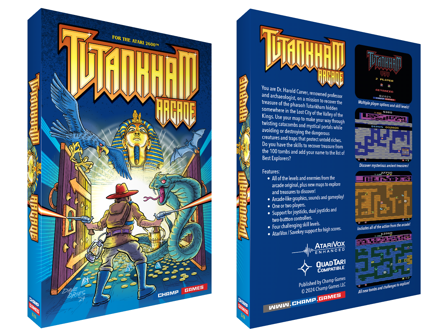 Champ Games - Tutankham Arcade (2600) - Homebrew Discussion