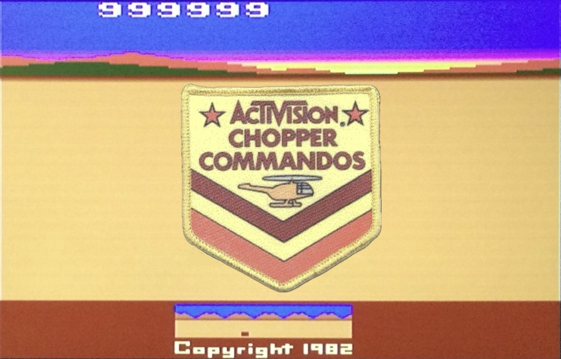 Atari jeu vidéo vintage années 80 patch Activision