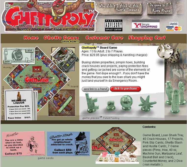 GHETTOPOLY deals