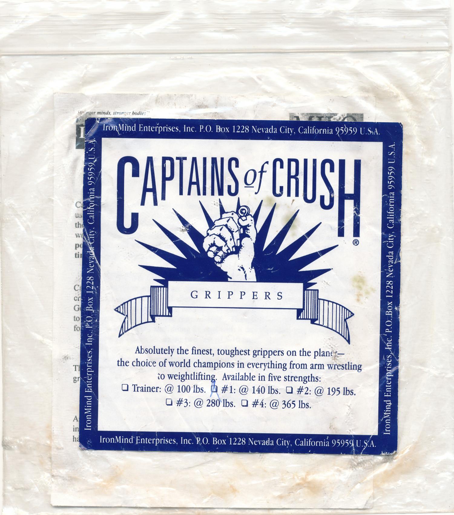 Captains of Crush Credit Card and Packaging History - Page 2