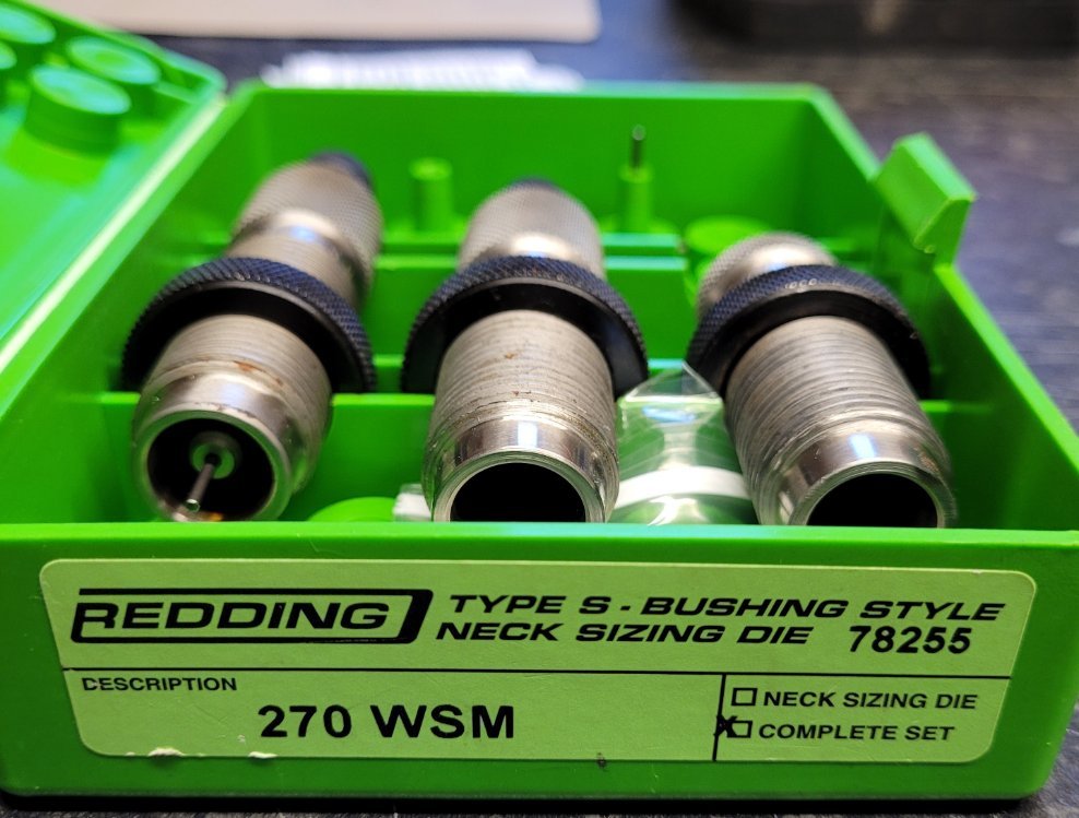 Redding 270wsm dies - Other Sales - Pigeon Watch Forums