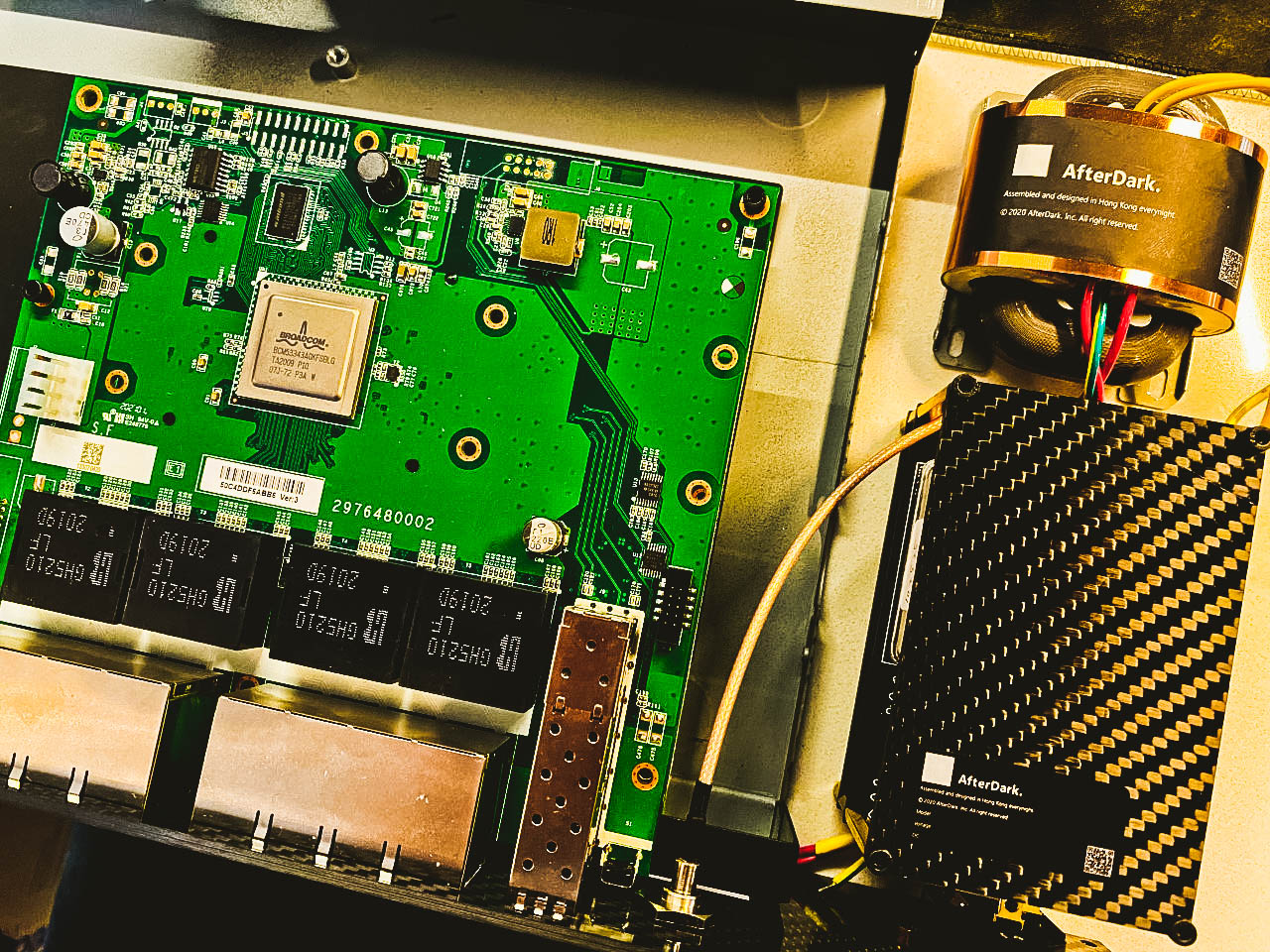 The development of Buffalo BS-GS2016 SFP+ 10G Cascade x Giesemann